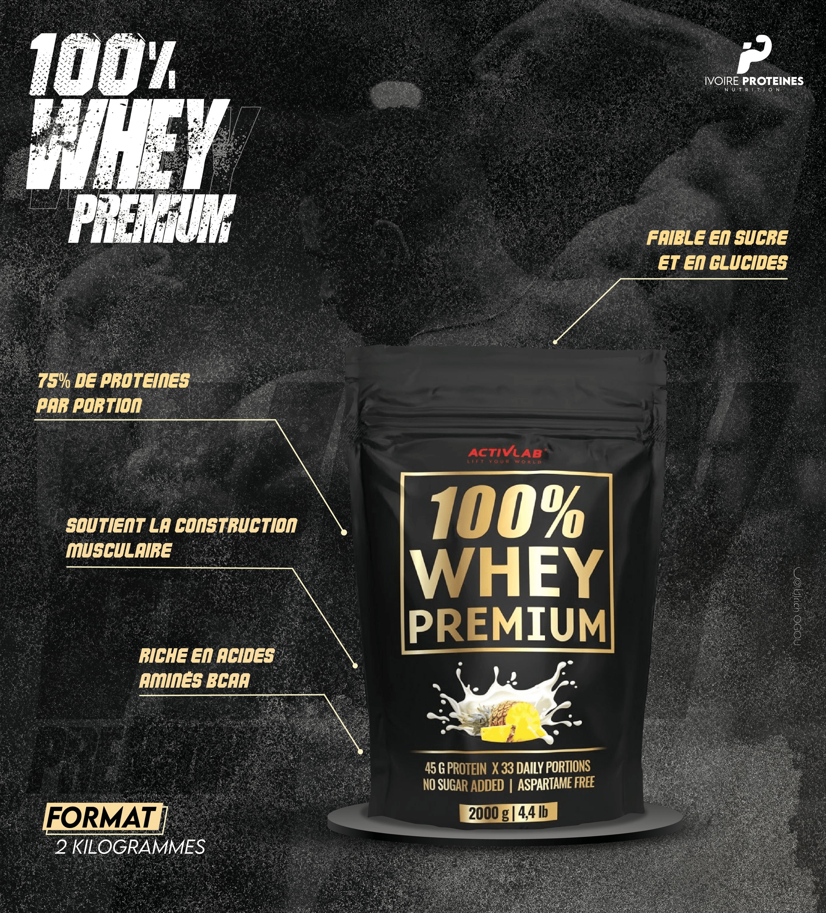 100% Whey Premium 2KG
